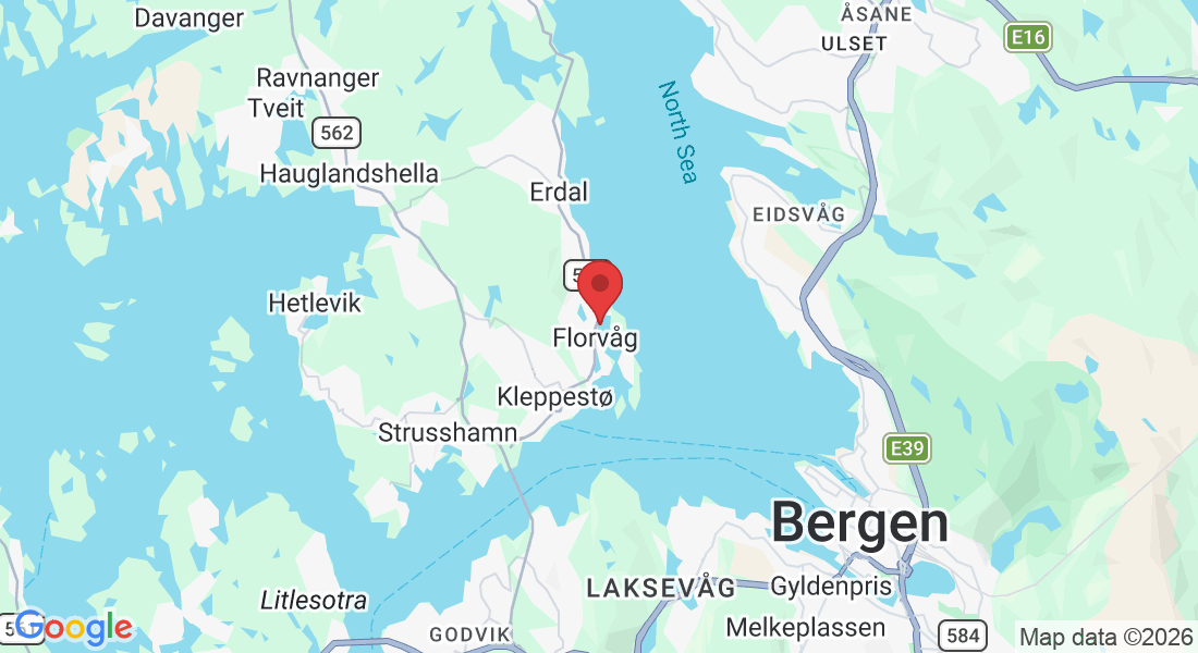 Florvågvegen 109, 5305 Florvåg, Norge